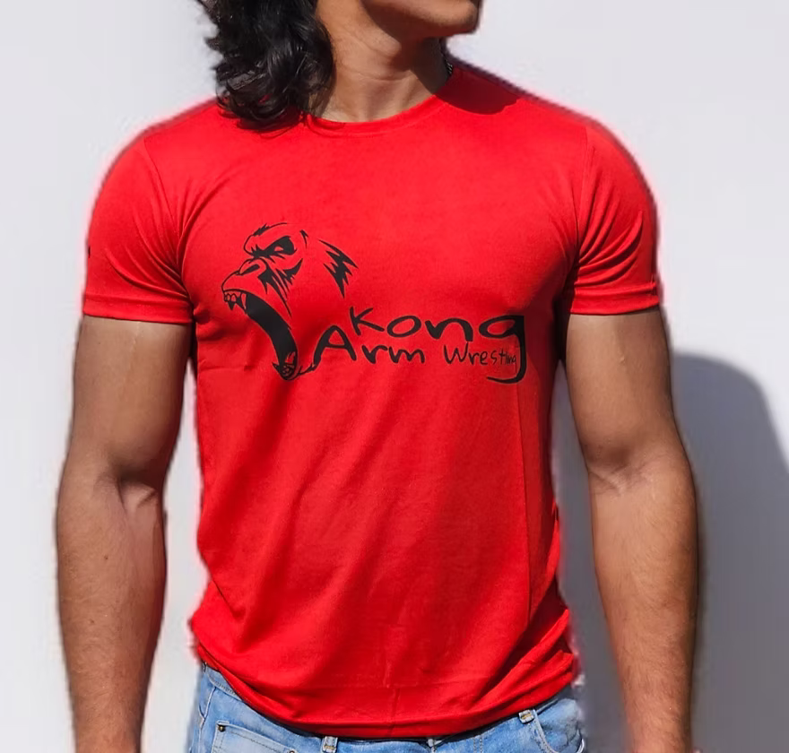 Kong T-Shirt - KONG ARM WRESTLING-arm wrestling grips|handle|equpiments