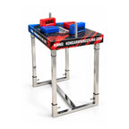 Kong Arm Wrestling table 2 | Steel Frame with MS inside | MS table Side hand grip poles | Premium Quality Rexine | waterproof Wooden Top